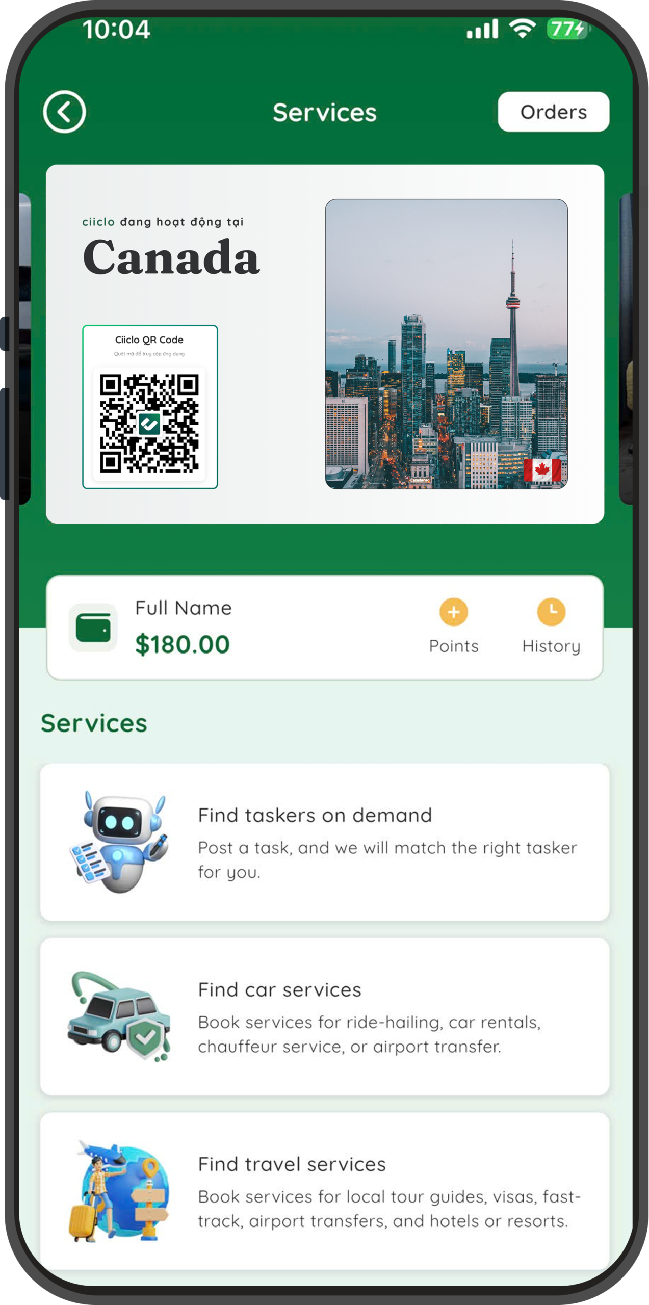 Service Ciiclo in Canada